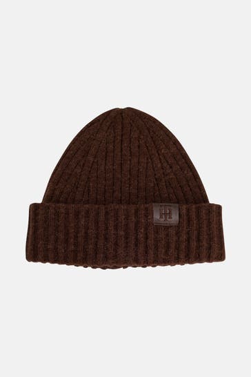 TOMMY HILFIGER Mütze dunkelbraun