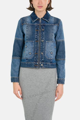 DESIGUAL Jeansjacke 'Paty' blau
