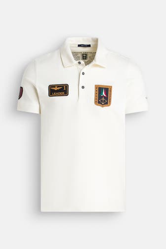 AERONAUTICA MILITARE Polo-Shirt ecru