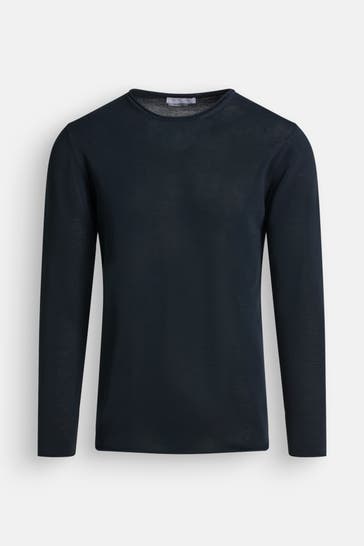 DANIELE FIESOLI Strickpullover nachtblau