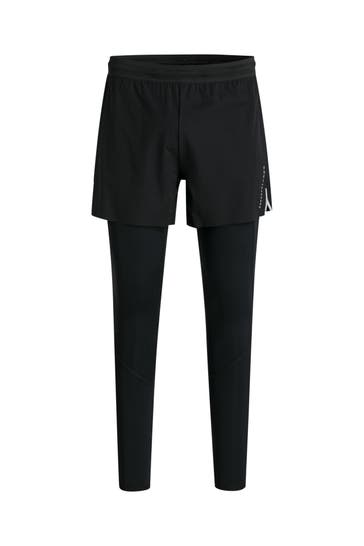 SUPERDRY Funktionshose schwarz