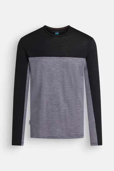 ICEBREAKER Longsleeve 'Sphere' zweifarbig