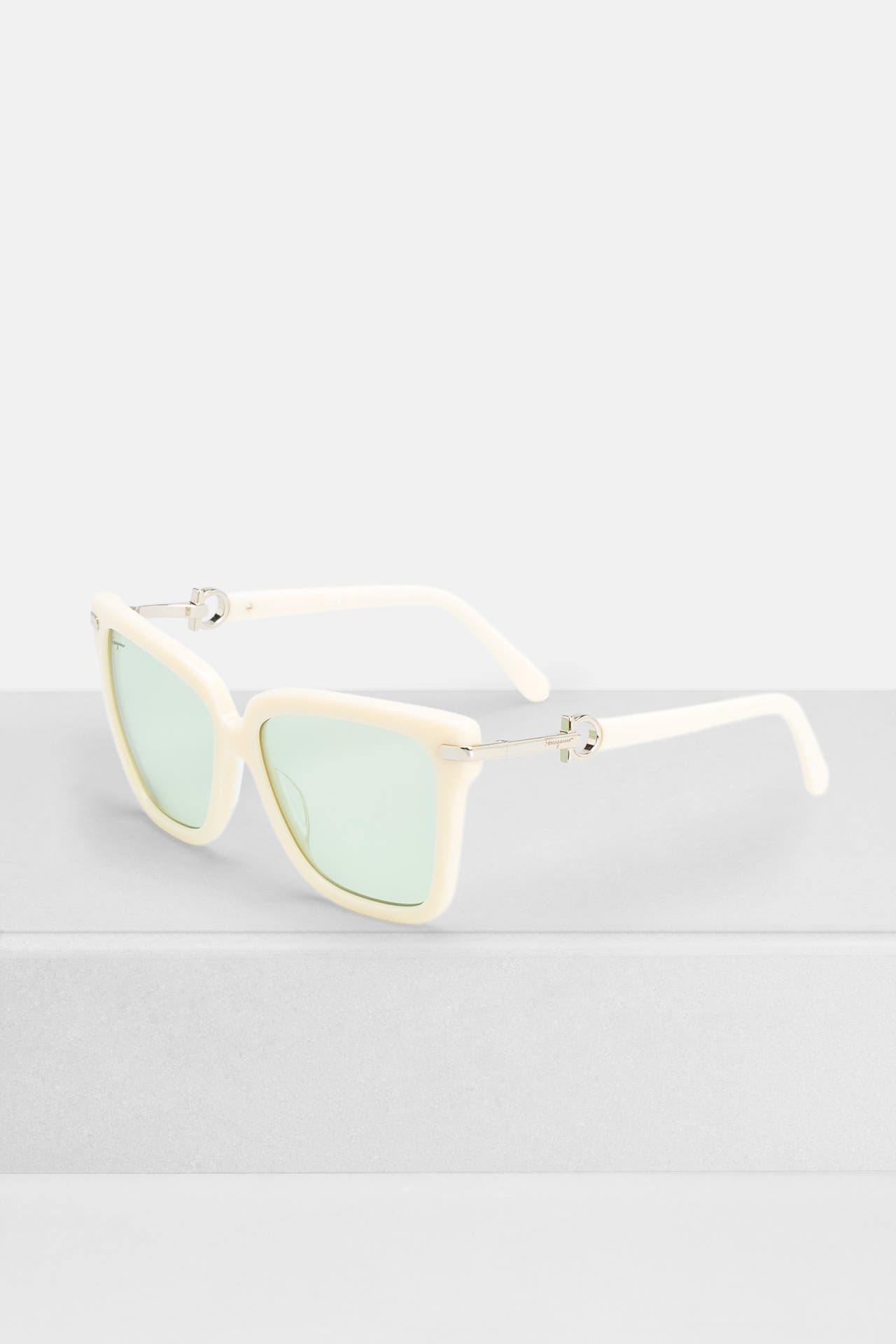 FERRAGAMO Sonnenbrille hellgelb, Bild 1