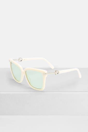 FERRAGAMO Sonnenbrille hellgelb