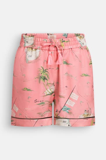 SCOTCH & SODA Hose neonpink gemustert