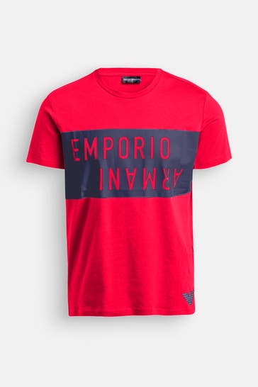 EMPORIO ARMANI T-Shirt rot