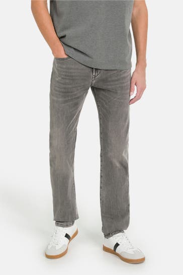 ELIAS RUMELIS Jeans grau tapered