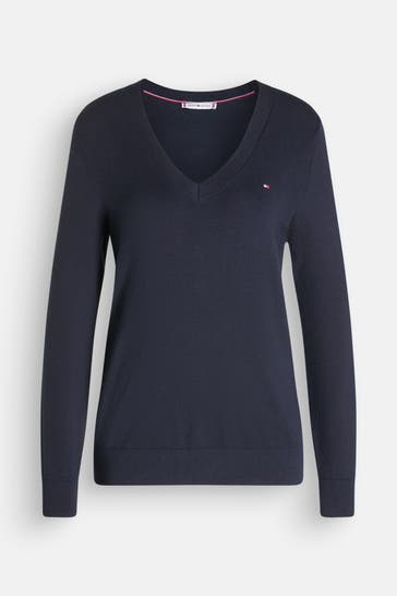 TOMMY HILFIGER Strickpullover navy