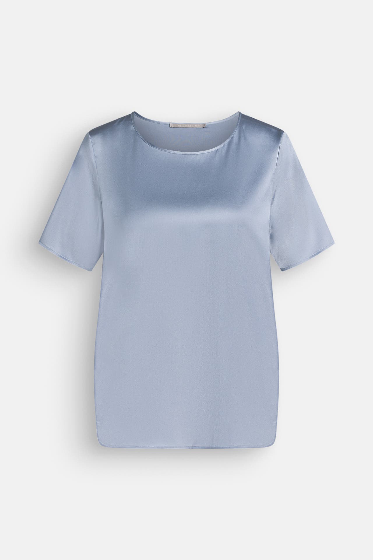 (THE MERCER) N.Y. Seidenmix-Bluse hellblau, Bild 1
