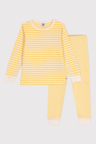 PETIT BATEAU Pyjama gestreift
