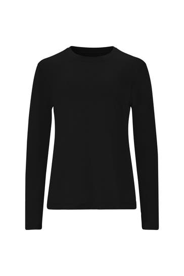 ENDURANCE Longsleeve 'Alvaly' schwarz 