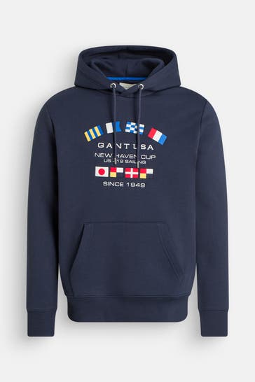 GANT Hoodie nachtblau