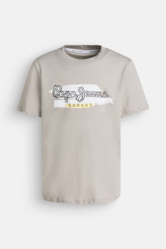 PEPE JEANS T-Shirt 'Felix' steingrau