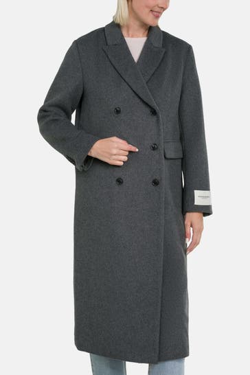 SCOTCH & SODA Wollmix-Mantel grau