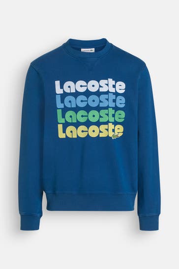 LACOSTE Sweatshirt blau