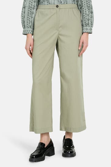 MARC O'POLO Stoffhose graugrün