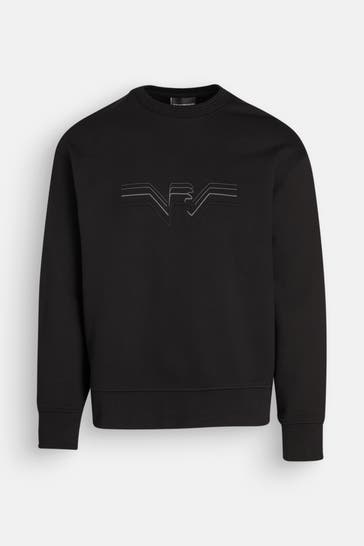 EMPORIO ARMANI Sweatshirt schwarz