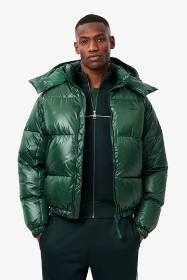 LACOSTE Steppjacke smaragdgrün
