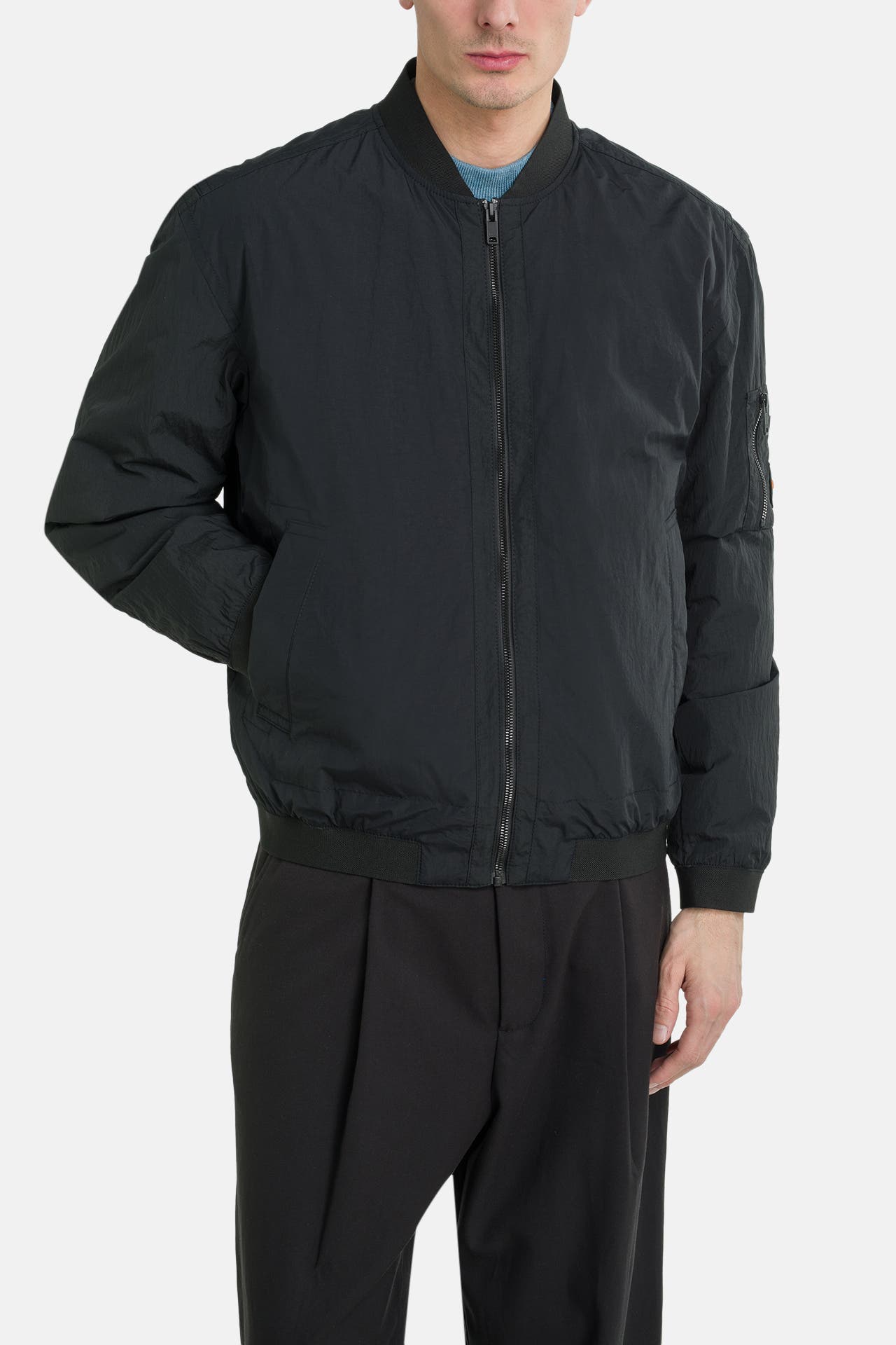 BOSS ORANGE Bomberjacke 'Olmec' schwarz, Bild 1