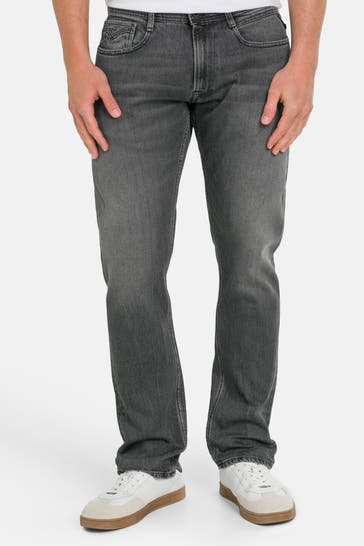 REPLAY Jeans grau straight