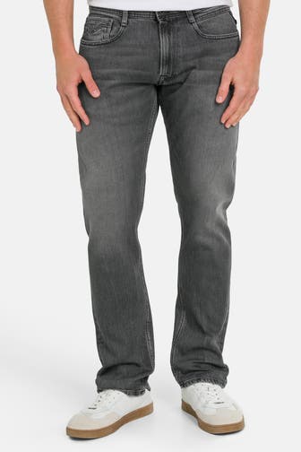 REPLAY Jeans grau straight