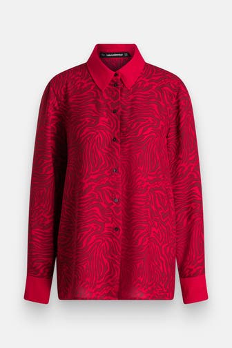 KARL LAGERFELD Bluse animal