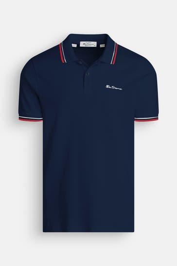 BEN SHERMAN Polo-Shirt nachtblau