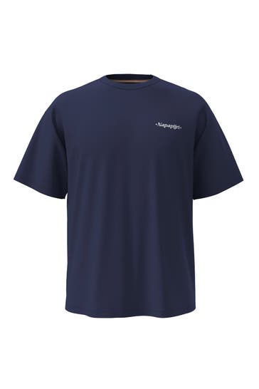 NAPAPIJRI 'Fluorite' T-Shirt, dark blue