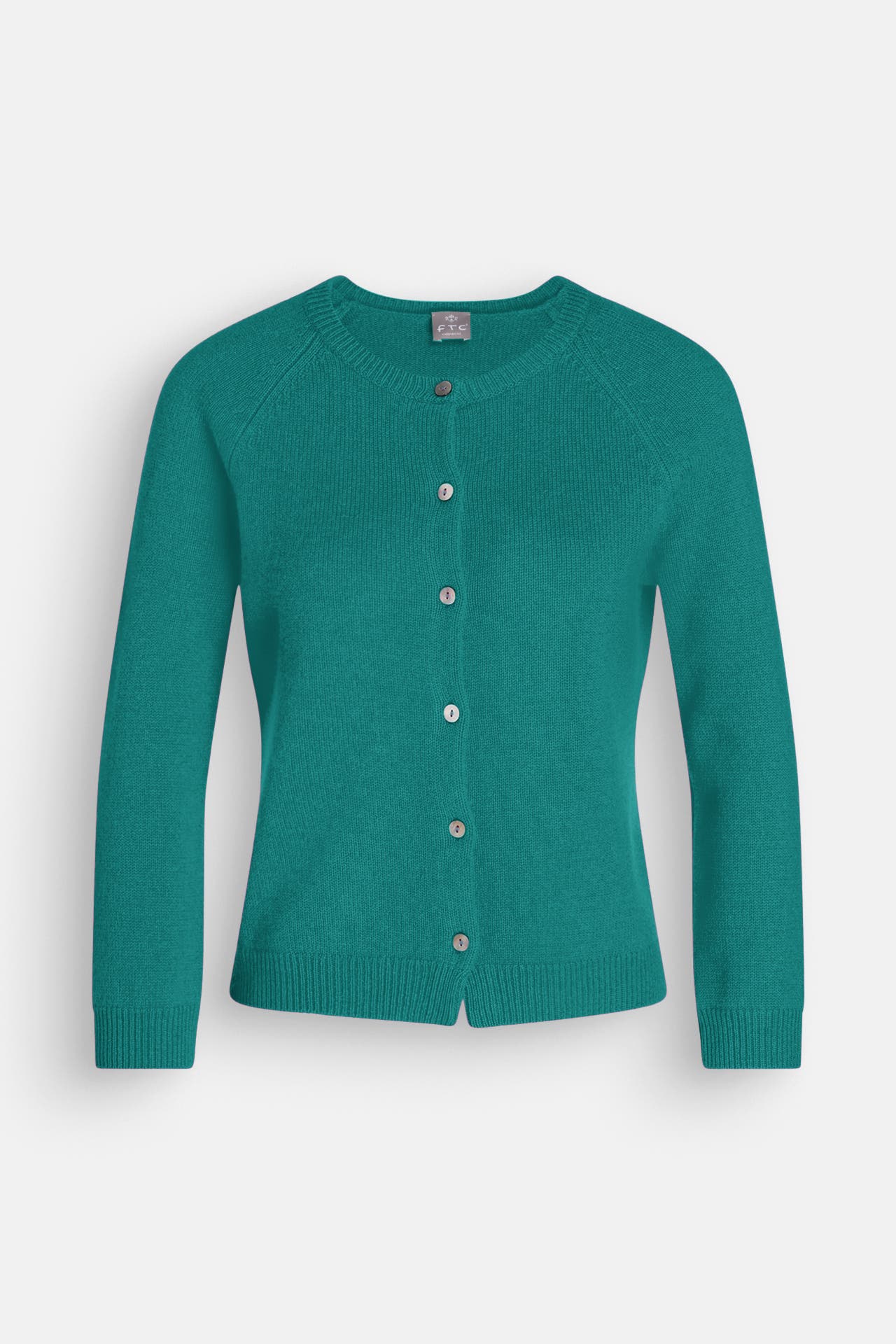 FTC Kaschmir-Strickjacke petrol, Bild 1