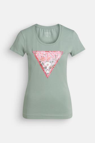 GUESS T-Shirt lindgrün