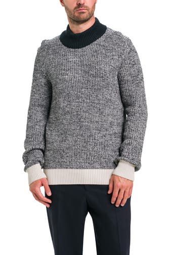 STRELLSON Strickpullover 'Adrian' zweifarbig