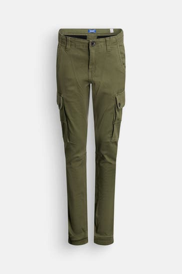 JACK & JONES Cargohose grün
