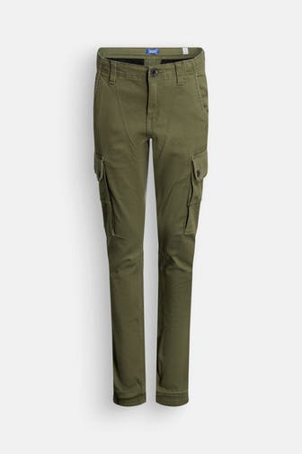 JACK & JONES Cargohose grün
