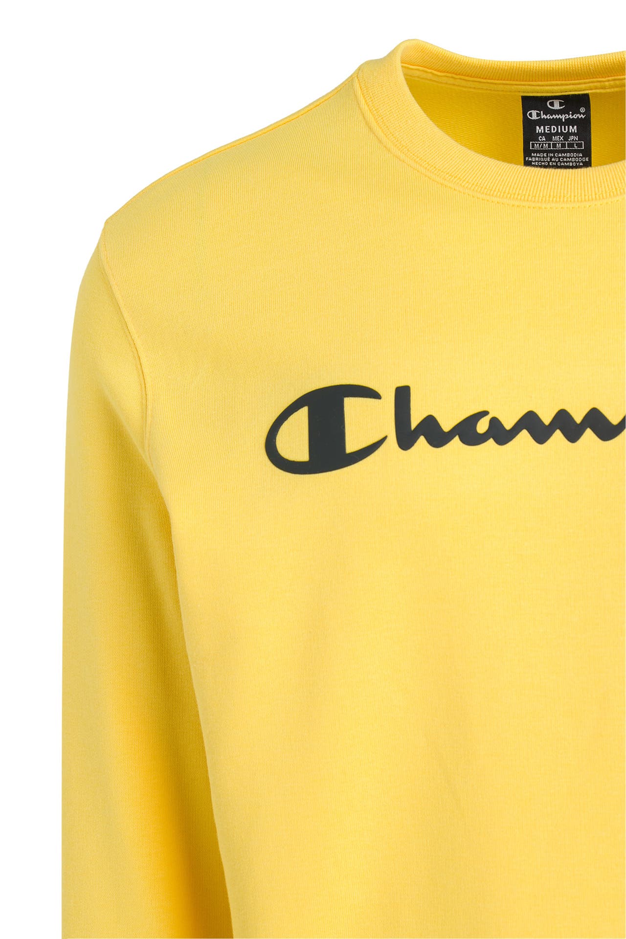 Champion sweatshirt gelb herren shop