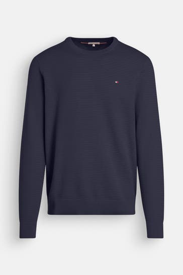 TOMMY HILFIGER Strickpullover nachtblau