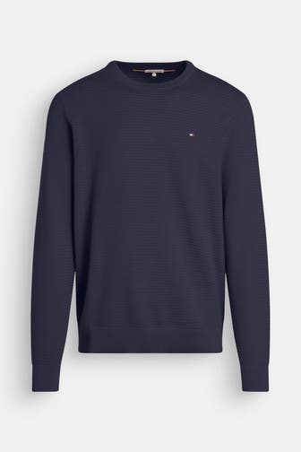 TOMMY HILFIGER Strickpullover nachtblau
