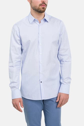 HECHTER Paris Business-Hemd hellblau