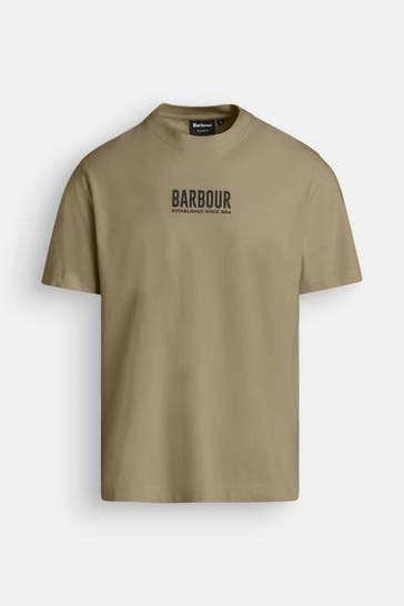 BARBOUR T-Shirt 'Morden' graugrün