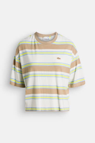 LACOSTE T-Shirt gemustert