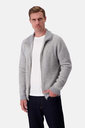 COLOURS & SONS Strickjacke hellgrau