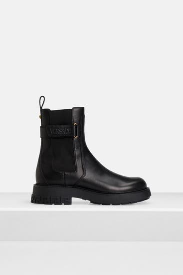 VERSACE - Chelsea-Boots schwarz