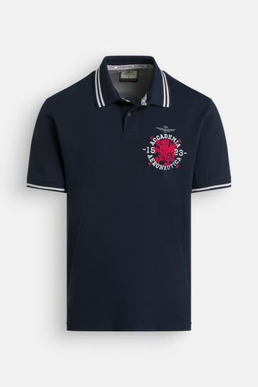 AERONAUTICA MILITARE Polo-Shirt dunkelblau