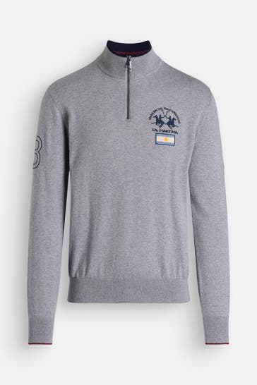 LA MARTINA Stricktroyer grau