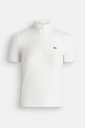 LACOSTE T-Shirt weiß