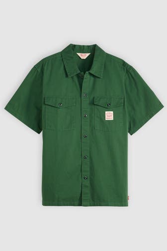 LEVI'S® Kurzarmhemd dunkelgrün