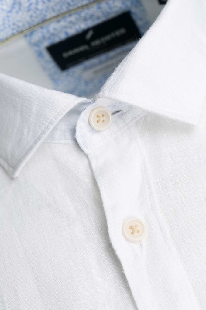 Leinen-Hemd weiß - HECHTER Paris » günstig online kaufen | Outletcity