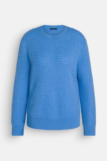 WINDSOR. Cashmere-Pullover azurblau