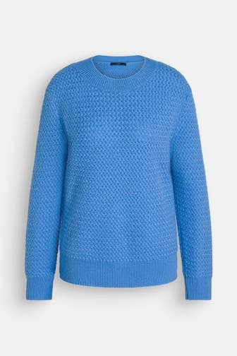 WINDSOR. Cashmere-Pullover azurblau