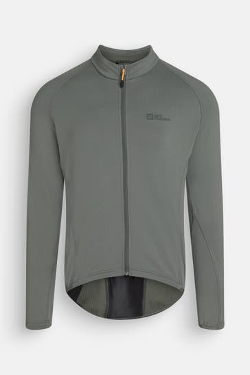 JACK WOLFSKIN Fahrradjacke grau