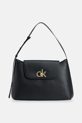 CALVIN KLEIN Schultertasche schwarz